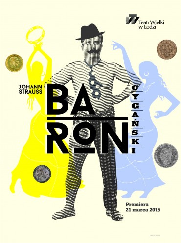 Poster for the spectacle: DER ZIGEUNERBARON