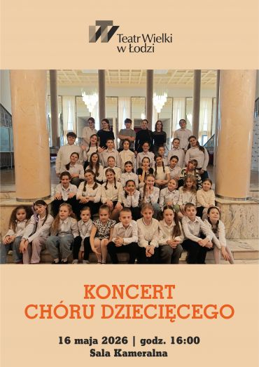 Plakat do spektaklu: KONCERT CHÓRU DZIECIĘCEGO Plakat do spektaklu: KONCERT CHÓRU DZIECIĘCEGO