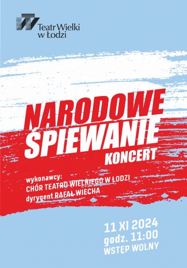 Plakat do spektaklu: NARODOWE ŚPIEWANIE