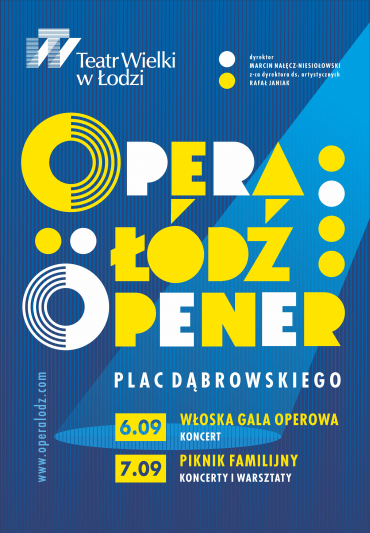Poster for the spectacle: ITALIAN OPERA GALA - OPERA ŁÓDŹ OPENER